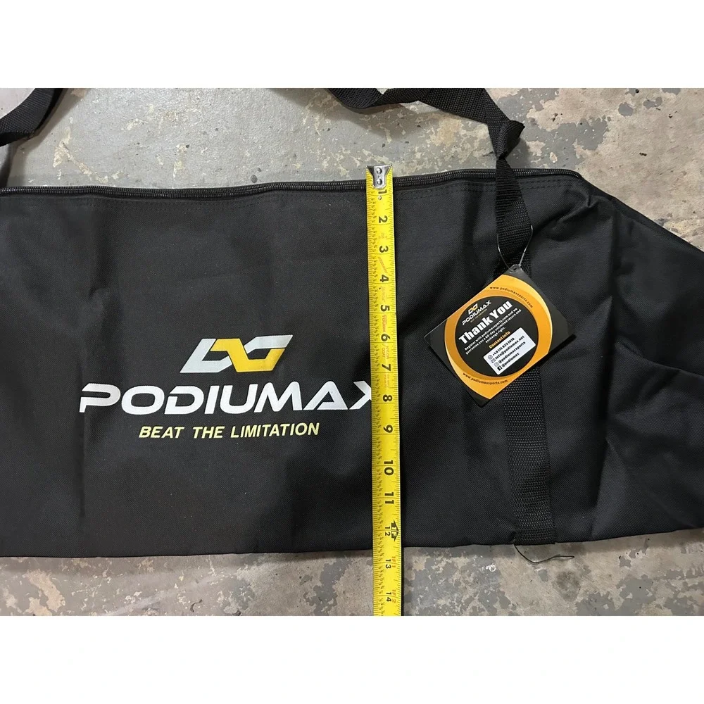 Podiumax Black Sports Equipment Duffel Bag Training Gear Carrier 31x12 Bag Only